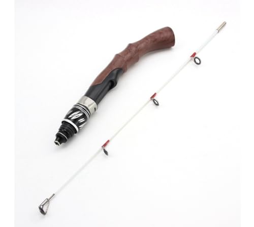 62cm Ice Fishing Rod Lightweight Travel Fishing Rod Practical Fishing Gear Fishing - size: 62cm Rod+2000reel