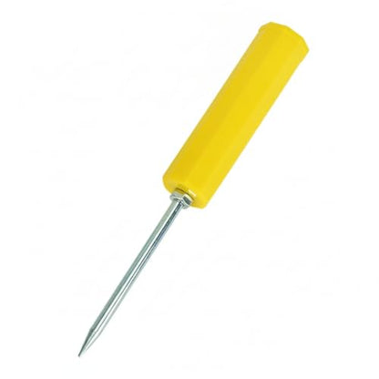 Ground Fishing Rod Holder, Galvanized Metal Spike for Beach and Riverbank, Support for Surf Casting (1 PC) - color: Yellow