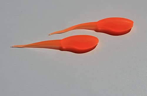 Small Fry 40 Pack (1.75 Inch) Crappie, Panfish, Bass and More - color: Orange