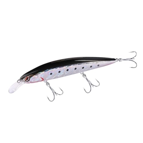 LITTMA Shore Cast 115 Saltwater Sinking Minnow Jerkbait Fishing Plug - color: Anchovy