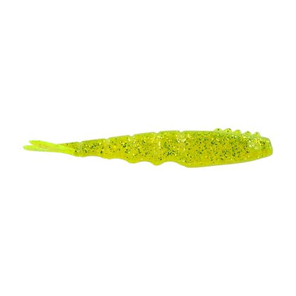 Berkley Berkley PowerBait Saltwater Bonga Shrimp - color: Chartreuse Silver Flash