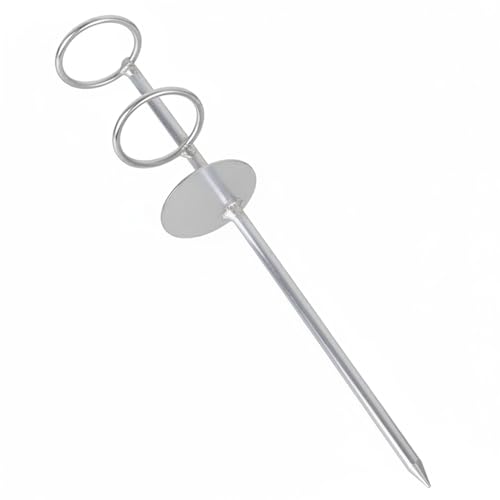 Solid Wood Fishing Rod Holder with Ground Spike for Beach, Riverbank, and Shore Fishing - Silver Finish