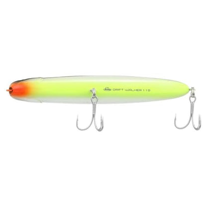 Berkley Berkley Drift Walker Saltwater - color: Chrome/Chartreuse, size: 4 3/10in - 1/2 oz