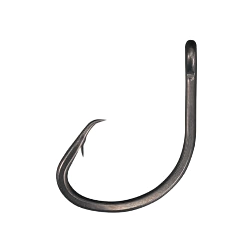 BKK MUTSU Circle Heavy-SS Hook | 3X | Saltwater Super Slide Coating | Hyper Carbon Steel | Forged Shank | Needle Point