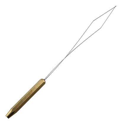 Fly Fishing Lure Making Kit Threader Hair Hook Tying Tool Copper Threader Fly Tying Winding Needle