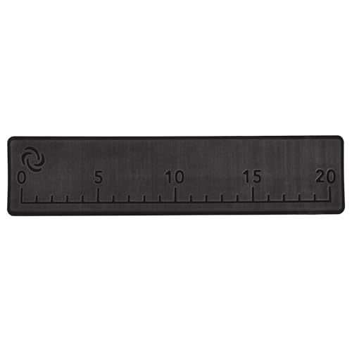 20" EVA Foam Fish Ruler with Peel & Stick Backing for Boats, Kayaks, Coolers, or Personal watercraft, Easy to Read 6mm Thick, Milled Fish Measuring Board (Charcoal) - color: Charcoal