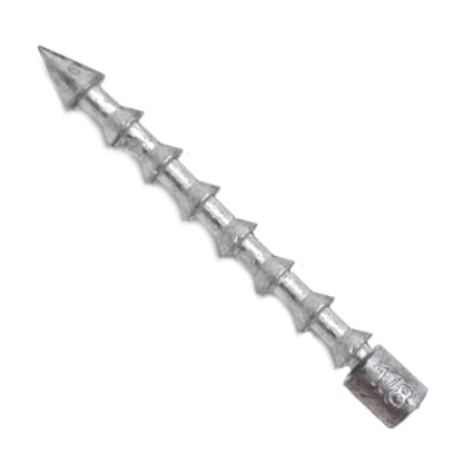 Reaction Tackle Nail Weights for Bass Fishing - Insert Pencil Sinkers for Wacky Rig, Neko Rig and Soft Plastic Lures - Freshwater and Saltwater - 25-Pack - size: 1/8 Oz (25 Piece)