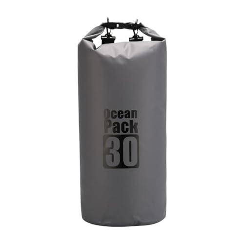 Dry Sack/Floating Waterproof Bag 2L/5L/10L/20L/30L for Boating, Kayaking, Hiking, Snowboarding, Camping, Rafting, Fishing and Backpacking - color: Gary, size: 30L