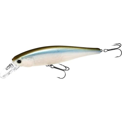 LUCKY CRAFT Pointer 100SP, Jerkbait Side by Side Action Tournament Winning Perfect Wobbling Freshwater Lake Bass Fishing Champion Bait - color: 832 Original Wakasagi