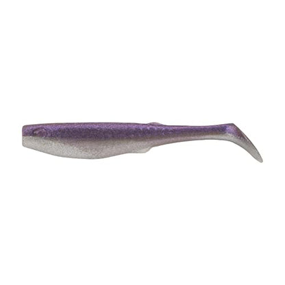 Berkley Gulp! Saltwater Paddleshad Fishing Soft Bait - color: Purple Chrome, size: 3"
