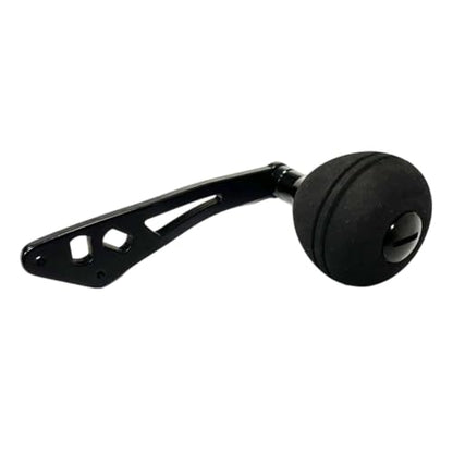 Power Handle Baitcasting, Baitcasting Handle Replacement for Baitcasting Fishing Reel, Fishing Reel Handle Replacement Baitcaster, Metal Knob Grip Replacement for Outdoors - color: Black