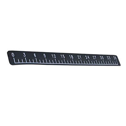 Fish Ruler for Boat 39 Inch EVA Foam Strong Adhesive Backing Stain Resistant Easy to Clean Fishing Measuring Tape Dark Gray White