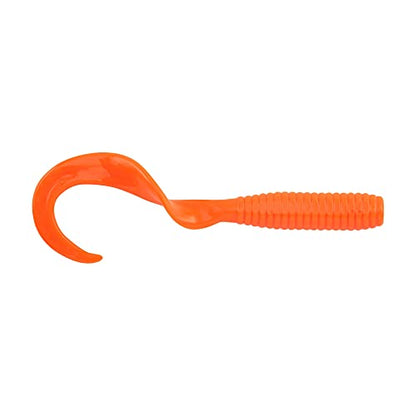 Berkley Gulp! Grub Saltwater Fishing Soft Bait - color: Salmon Red, size: 8- Inch