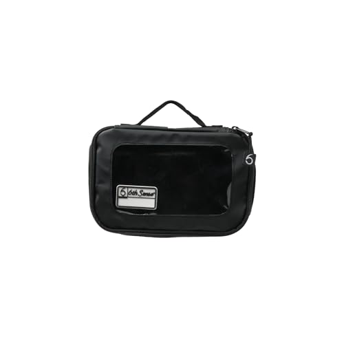 6th Sense – Bait View Fishing Tackle Bag, Clear View Soft Plastic Storage - color: Black, size: Small