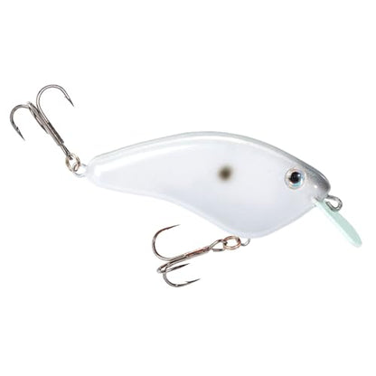 Strike King Hardliner Fishing Lure, Flat Sided Crankbait, Circuit Board Lip, Extra Tight Wobble, Size 4 Treble Hooks - color: Slick