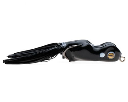 Scum Frog Trophy Series Topwater Bass Fishing Hollow Body Frog Lure with Weedless Hooks - color: New Moon, size: 5/8 oz.