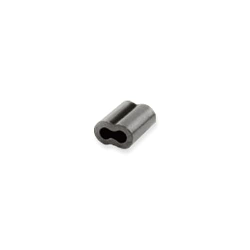 AFW American Fishing Wire Double Barrel Crimp Sleeves – Copper, Black Burr-Free & Corrosion Resistant Finish, Ideal for Rigging Fishing Leaders Over 90lbs, Packaged for Angler's Choice (Retail, Bulk) - size: 1000 Pieces, 0.044 -Inch Inside Diameter
