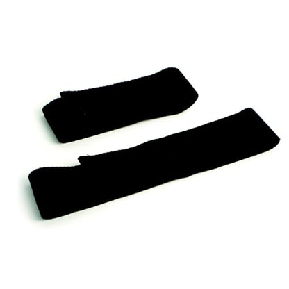 Attwood 12760-7 Boat Deck Rod Holder Set — for Up to 5 Rods, 10-Inch Handle Strap, 6-Inch Rod Tip Strap, Stainless Hardware, Black - size: 1 x 10" strap, 1 x 6" Strap
