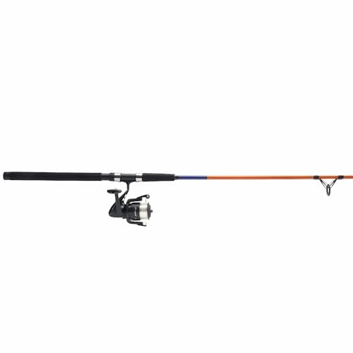 Shakespeare Catch More Fish Spinning Reel and Fishing Rod Combo with Kit - color: Catfish, style: 2024 Model