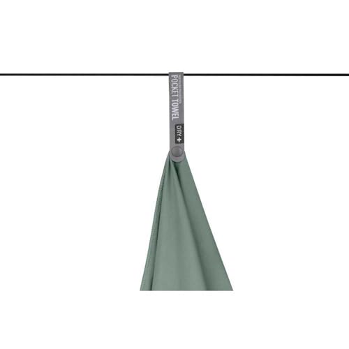 Sea to Summit Portable Pocket Towel for Camping, Gym, and Travel - color: Sage, style: Large