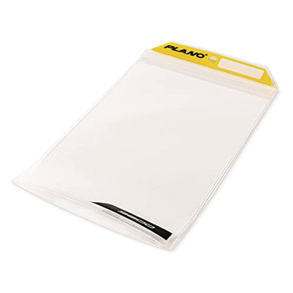 Plano StowAll Series 3700 Waterproof Storage Bag, 14”L x 9” H, Transparent, TPU Material, Waterproof Plastic Zip-Seal Bags for Baits, Lures, & Fishing Tools - style: 3700 Waterproof