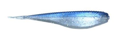 Phat Pak Baits - Micro Drunkin Shad Tiny Fluke Style LiveScope FFS Soft Jerkbait 2.5" 30ct Soft Plastic BFS Bass Fishing Lure - color: Pro Blue Electric Shad