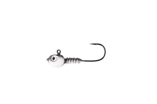 Dirty Jigs Guppy Jig Head, 1/0 Hook - USA Made, 1/8-3/8oz, 3 Count - color: Gizzard Shad, size: 3/16oz