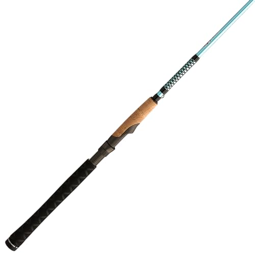 Ugly Stik Carbon Inshore Spinning Rod, Durable and Balanced Fishing Rod, 24-Ton Graphite Blank, Solid Graphite Tip for Increased Sensitivity - size: 7' - Medium Light - 1pc - 8-15lb