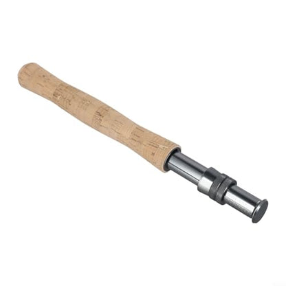 Cork Fishing Rod Handle Grip with Reel Seat, Length for Fly Rod Building and Repair Portable DIY Rod Making Kit Lightweight(2#) - size: 2#