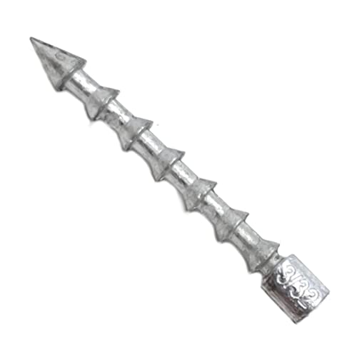 Reaction Tackle Nail Weights for Bass Fishing - Insert Pencil Sinkers for Wacky Rig, Neko Rig and Soft Plastic Lures - Freshwater and Saltwater - 25-Pack - size: 3/32 Oz (25 Piece)