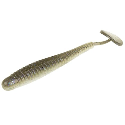 Strike King Rage Slim Swimmer Fishing Lure, Soft Plastic Swimbait, 4-Inches, 8-Pack - color: Electric Shad