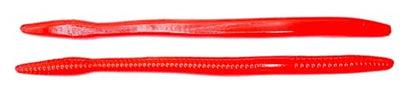 Phat Pak Baits - Slinky Worm Zoom Trick Worm Style Straight Tail Floating Worm Bass Fishing Lure 20ct 6.5" - color: Methiolate