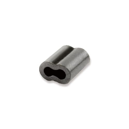 AFW American Fishing Wire Double Barrel Crimp Sleeves – Copper, Black Burr-Free & Corrosion Resistant Finish, Ideal for Rigging Fishing Leaders Over 90lbs, Packaged for Angler's Choice (Retail, Bulk) - size: 1000 Pieces, 0.116 -Inch Inside Diameter