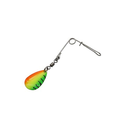 Fishing Spinner Blades Spinnerbait Smooth Nickel Spoons Rigs Fishing Spoons Lures Beetle Spins Pan Fish Bass Fishing Lures Accessories - color: Coated water-10pcs