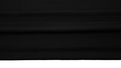 Men Hoodie Long Sleeve Shirts with Face Mask 5 Pack Fishing Workout Sun Protection Quick Dry Tops - color: 5-pack-black, size: 3X-Large
