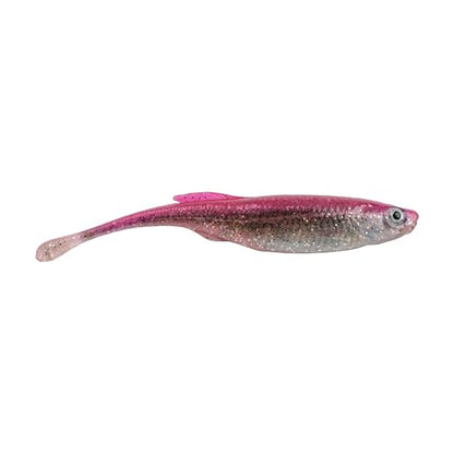 Berkley PowerBait Drip Minnow Fishing Soft Bait - color: HD Pink Shiner, size: 5"