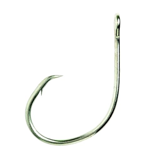Eagle Claw Lazer Sharp L197 Circle Sea Offset Circle Hook 1/0 to 7/0 in 100 Or 50 Packs - size: 7/0 - 100 Pack