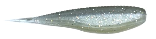 Phat Pak Baits - Micro Drunkin Shad Tiny Fluke Style LiveScope FFS Soft Jerkbait 2.5" 30ct Soft Plastic BFS Bass Fishing Lure - color: Golden Money Minnow