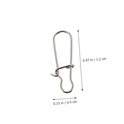 Fishing Buckle Sea Fishing Swivels Catfishing Holder Quick Feeder Fishing Bait Fishing Gadgets Sea - size: 1.2x0.4 cm