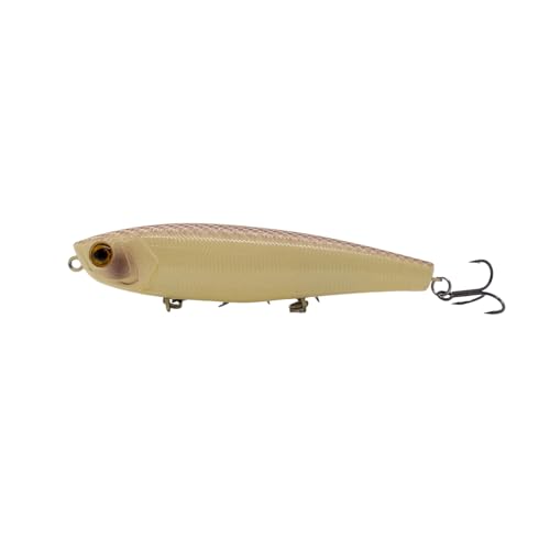 Duckett Fishing Super Sound 110 Topwater, High-Impact Walking Lure for Attracting Aggressive Bass Strikes - color: Bone, size: 110 mm