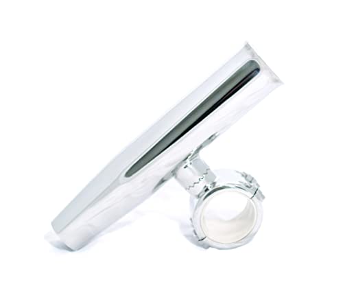 Tigress 1" Stainless Steel Ajustable Clamp-On Rod Holder, Heavy Vinyl Line for Rod Protection