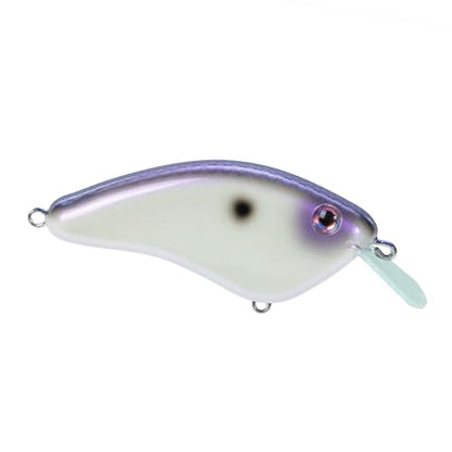 Strike King Hardliner Fishing Lure, Flat Sided Crankbait, Circuit Board Lip, Extra Tight Wobble, Size 4 Treble Hooks - color: Hornet Blue