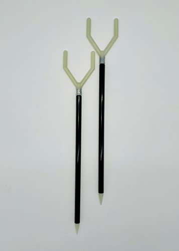30" and 40" Extendable Rod Holder 2 and 4 Pack, Glow in Dark - style: 2 Pack