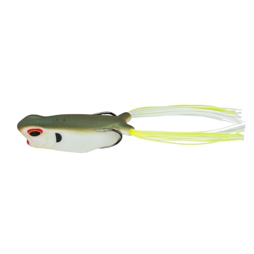 6th Sense – Vega Frog – Topwater Frog Bait – Bass Fishing – Walk, Skip, Spit, & Pop – 5/0 Braid Hook - color: Gargoyle