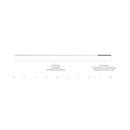 Scientific Anglers Predator Leaders (2-Pack) - size: 7.5FT 20LB