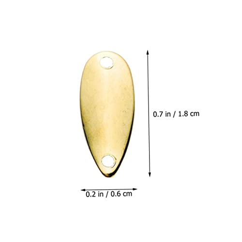 YARNOW 20pcs Fishing Lures Vivid Metal Baits for Bass Fishing Lightweight Fake Baits for Freshwater for Anglers