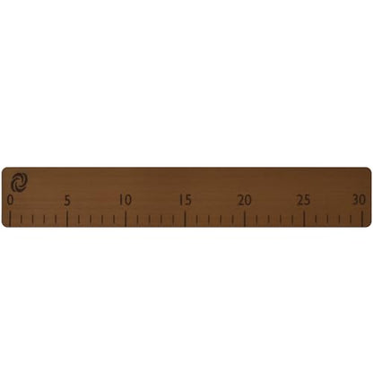 30" Fish Ruler for Boats, Laser Engraved Peel and Stick EVA Foam Fish Measuring Board, Fishing Measurement Tape for Fishing Boats, Yachts, Kayaks - color: Mocha