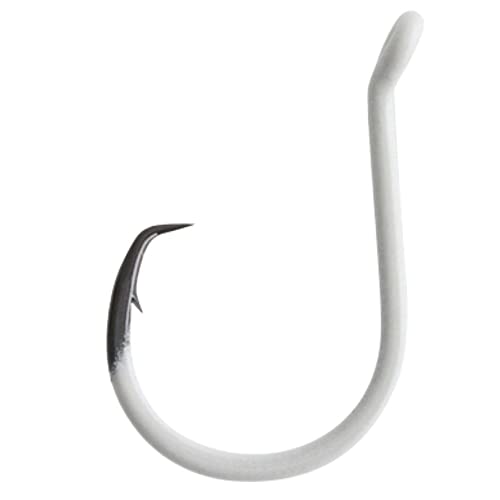 BKK Offset Heavy Circle Glow Hook | 2X | Glow in The Dark | Needle Point - size: 1/0#