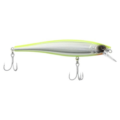 Berkley Berkley Cutter Saltwater - color: Chrome/Chartreuse, size: 4.3in - 1/2 oz