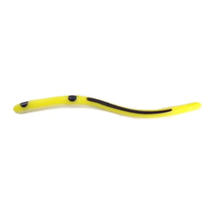 Kelly's Striper 12 Pack Anise Scented 3 Hook Pre-Rigged Worms, Plastic, 5.5 Inches, 8 Colors, Made in USA - color: Yellow/Black